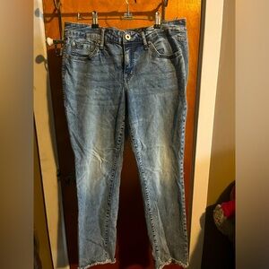 Torrid crop boyfriend Jean size 10